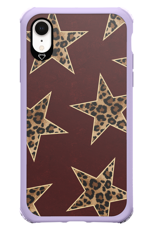 Wild Stars Burgundy - Apple iPhone XR