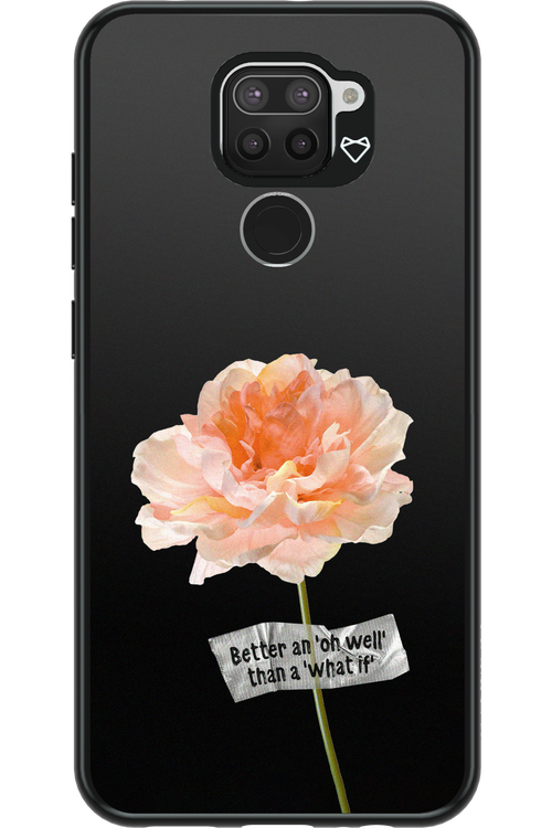 Flower Black - Xiaomi Redmi Note 9