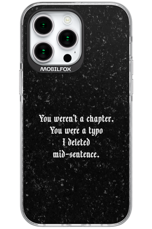 A Typo - Apple iPhone 15 Pro Max