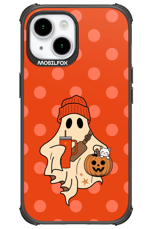Ghost Girl (Orange) - Apple iPhone 15