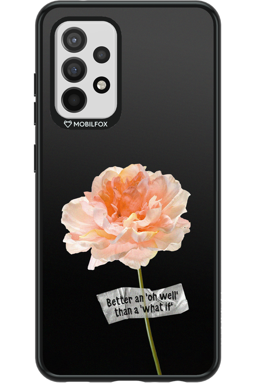 Flower Black - Samsung Galaxy A52 / A52 5G / A52s