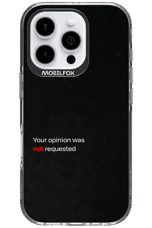 Not Requested 2.0 - Apple iPhone 16 Pro