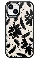 Monochrome Flowerss - Apple iPhone 14