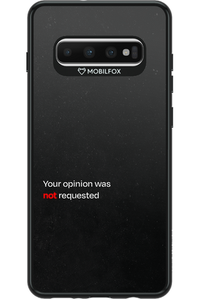 Not Requested - Samsung Galaxy S10+