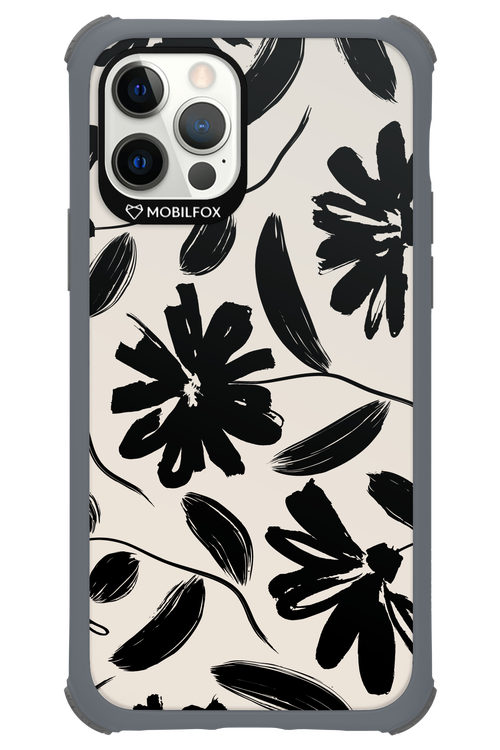 Monochrome Flowerss - Apple iPhone 12 Pro