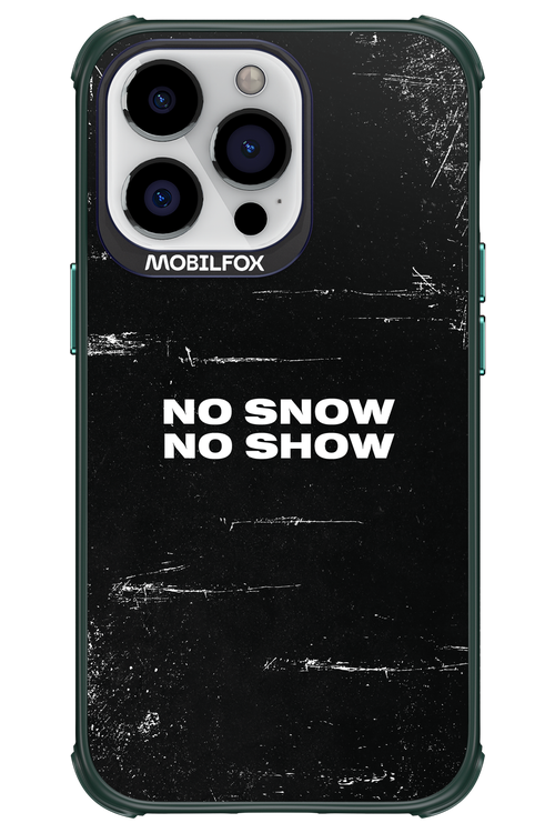 No snow, no show - Apple iPhone 13 Pro