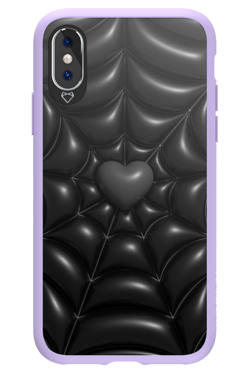 Black Spider Heart - Apple iPhone XS