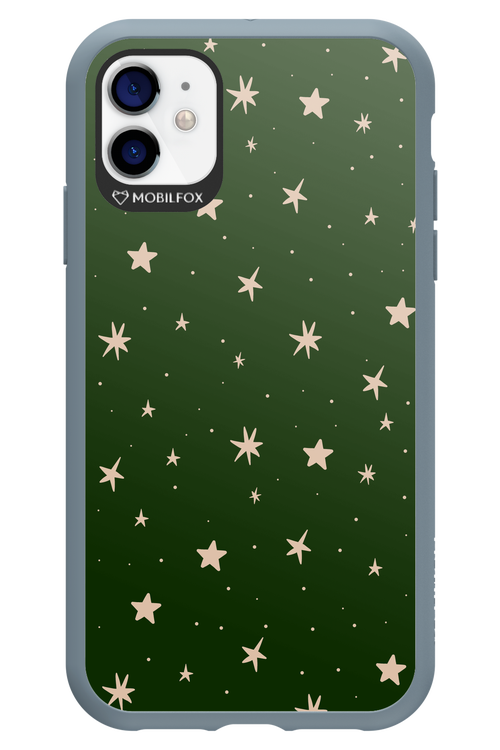 Forest Green Stars - Apple iPhone 11