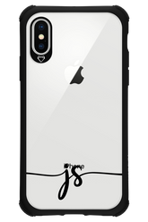 JS Monogram - Apple iPhone X