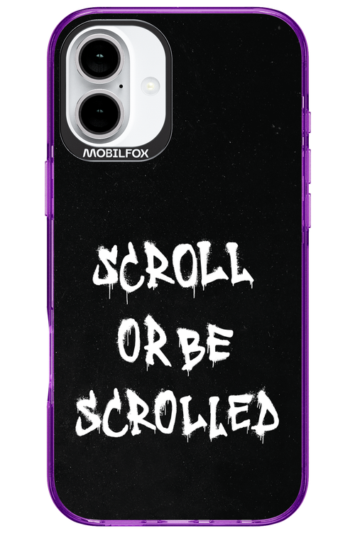 Scroll Black - Apple iPhone 16 Plus