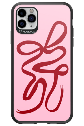 Burgundy Bow - Apple iPhone 11 Pro Max
