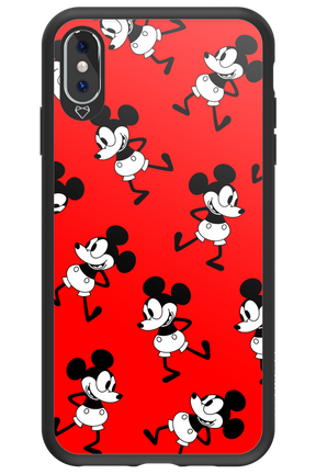 Iconic Mouse (red pattern) - Apple iPhone XS Max