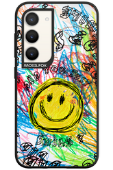 Crayon Smiley Colorful - Samsung Galaxy S23