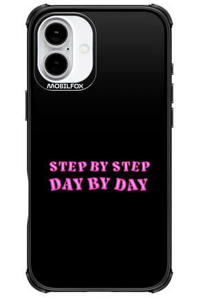 Step by Step Black - Apple iPhone 16 Plus