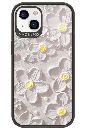 White Flowers - Apple iPhone 13