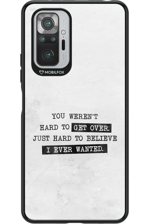 Hard to Believe - Xiaomi Redmi Note 10S