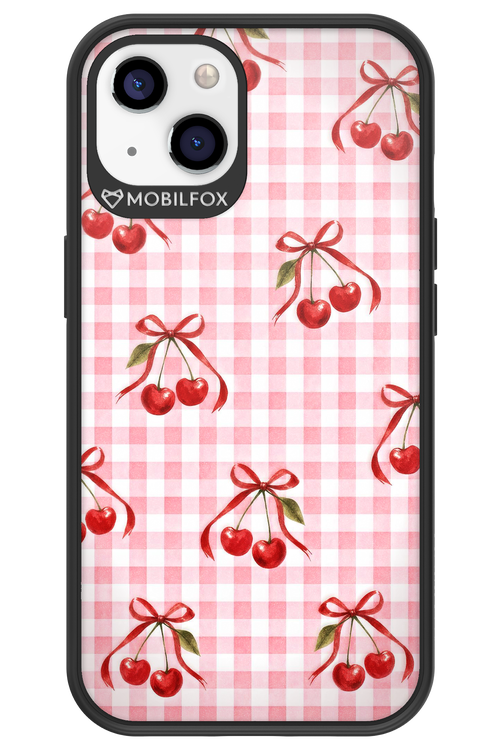 Pink Cherry Checked 2.0 - Apple iPhone 13