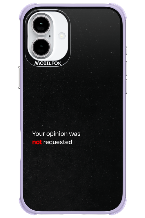 Not Requested 2.0 - Apple iPhone 16 Plus