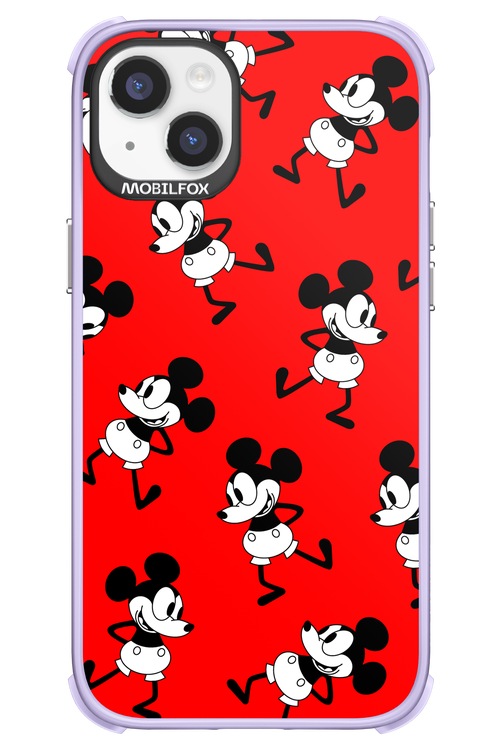 Iconic Mouse (red pattern) - Apple iPhone 14 Plus