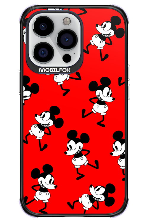 Iconic Mouse (red pattern) - Apple iPhone 13 Pro