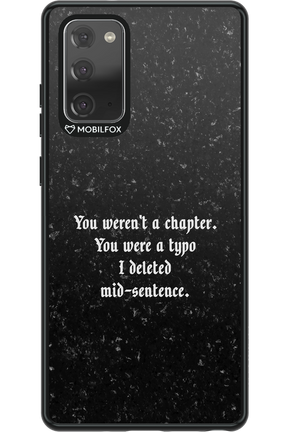 A Typo - Samsung Galaxy Note 20