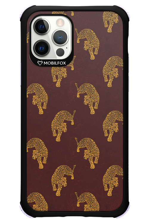 Burgundy Leopard Pattern - Apple iPhone 12 Pro