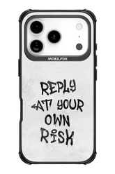 At Your Own Risk - Apple iPhone 17 Pro