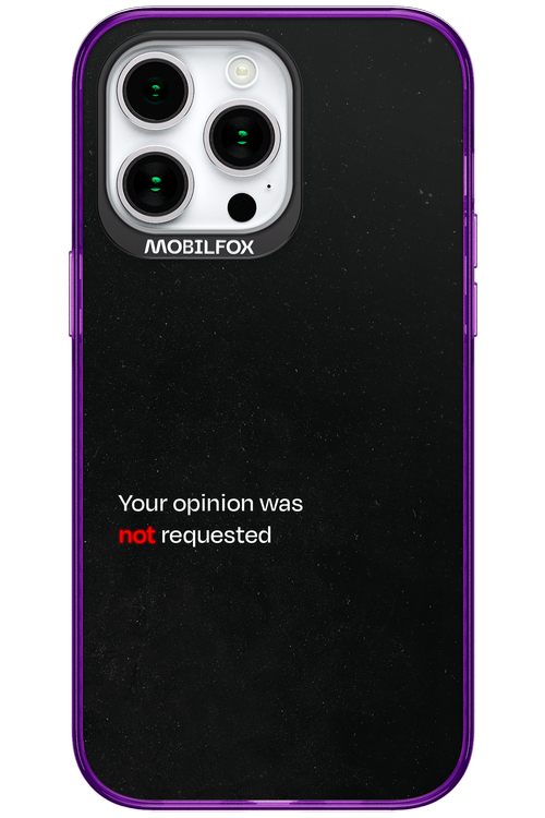Not Requested 2.0 - Apple iPhone 15 Pro Max