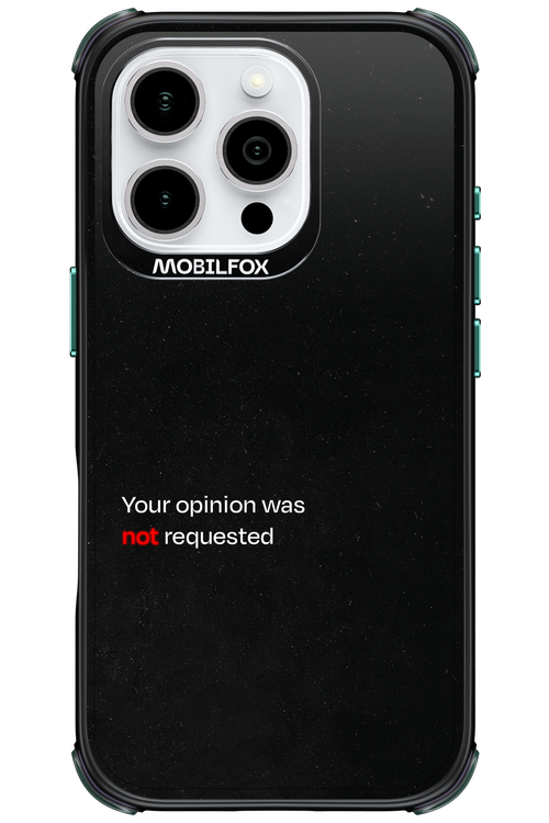 Not Requested 2.0 - Apple iPhone 16 Pro
