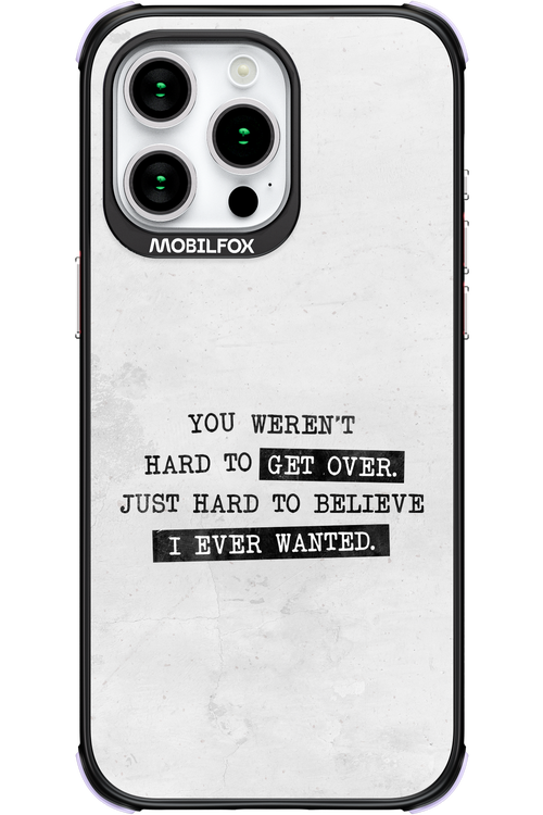 Hard to Believe - Apple iPhone 15 Pro Max