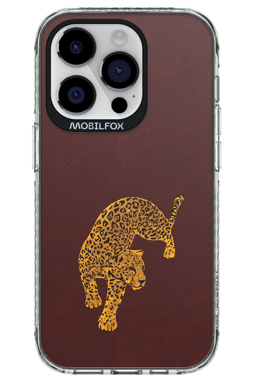 Burgundy Leopard - Apple iPhone 14 Pro