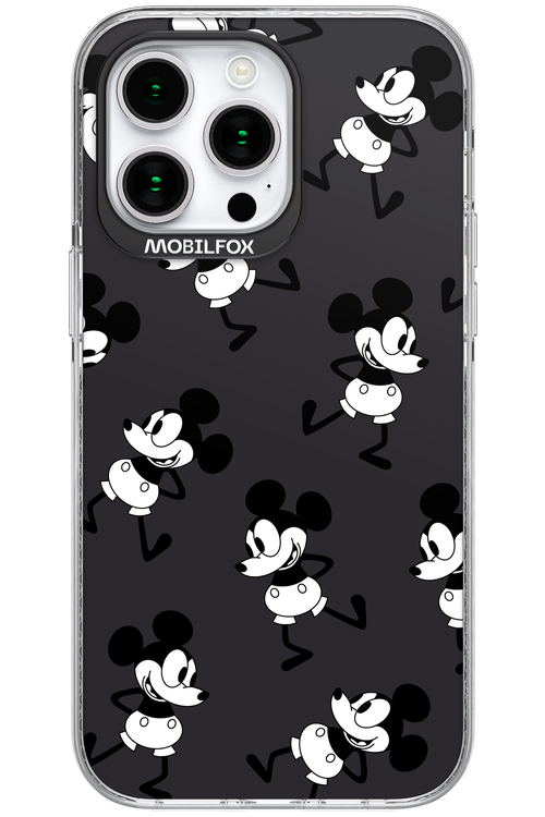 Iconic Mouse (antracite pattern) - Apple iPhone 15 Pro Max