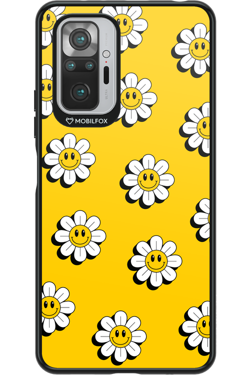 Smiley Flowers - Xiaomi Redmi Note 10S