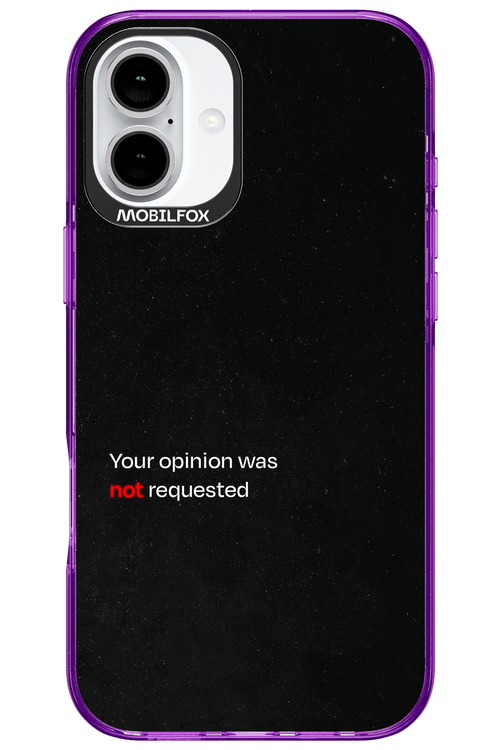 Not Requested 2.0 - Apple iPhone 16 Plus