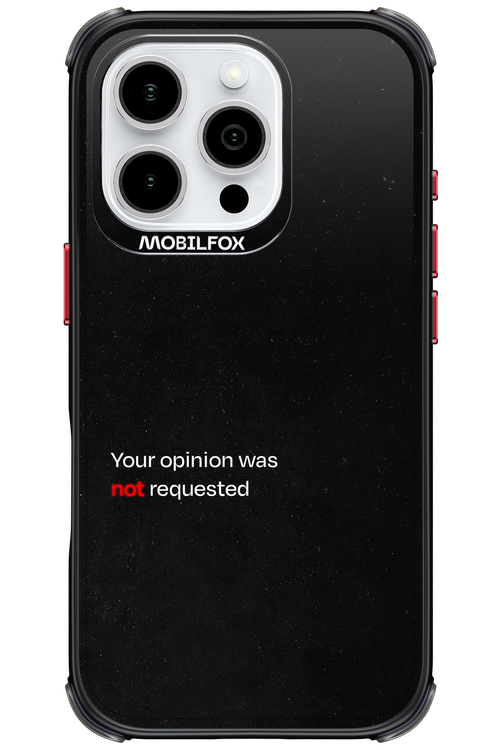 Not Requested 2.0 - Apple iPhone 16 Pro