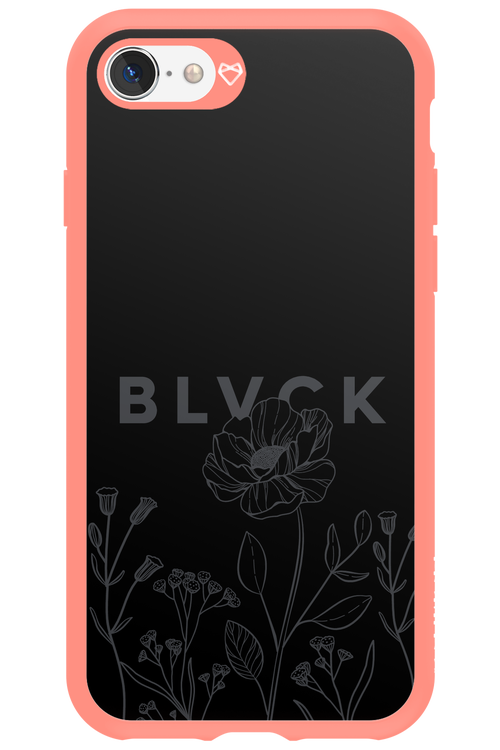 Black Flowers - Apple iPhone SE 2022