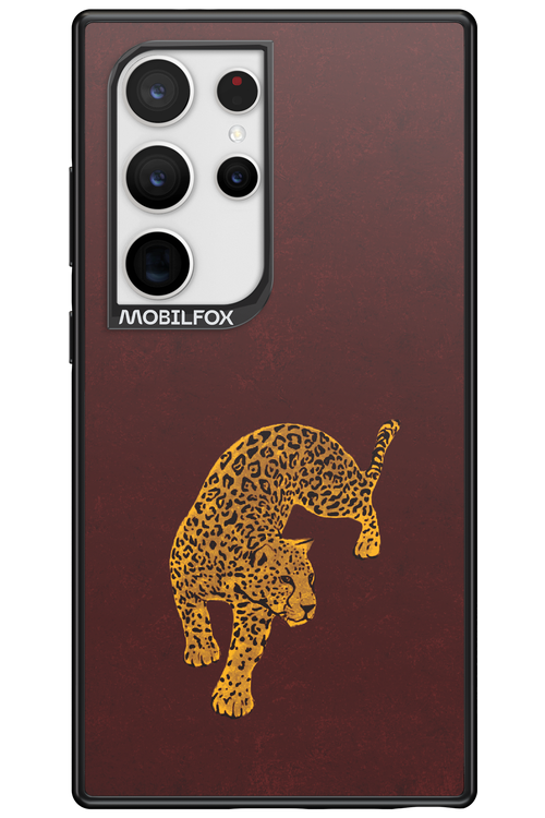 Burgundy Leopard - Samsung Galaxy S24 Ultra