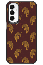 Burgundy Leopard Pattern - Samsung A16