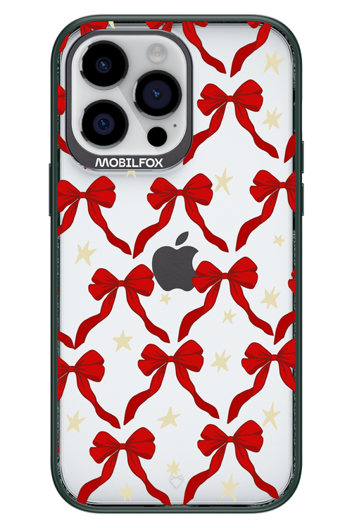 Bow & Stars (Transparent) - Apple iPhone 14 Pro Max