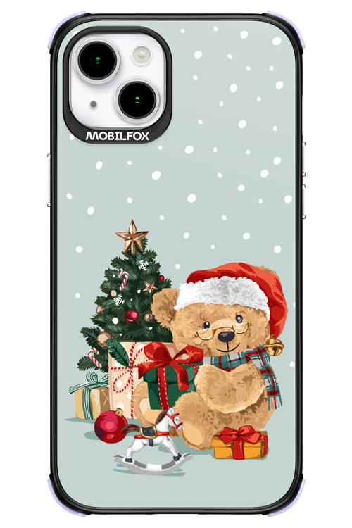 Merry Christmas Bear - Apple iPhone 15 Plus