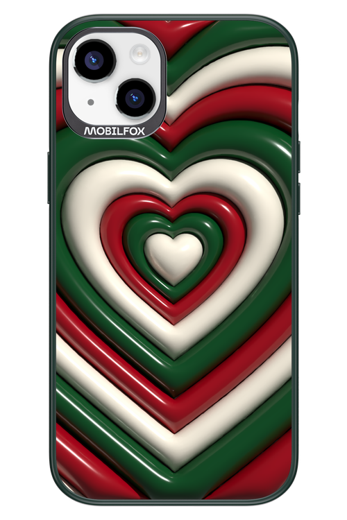 XMAS Hearts - Apple iPhone 14 Plus