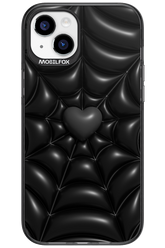 Black Spider Heart - Apple iPhone 15 Plus