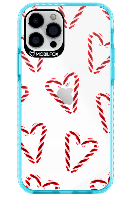 Candy Cane Hearts - Apple iPhone 12 Pro