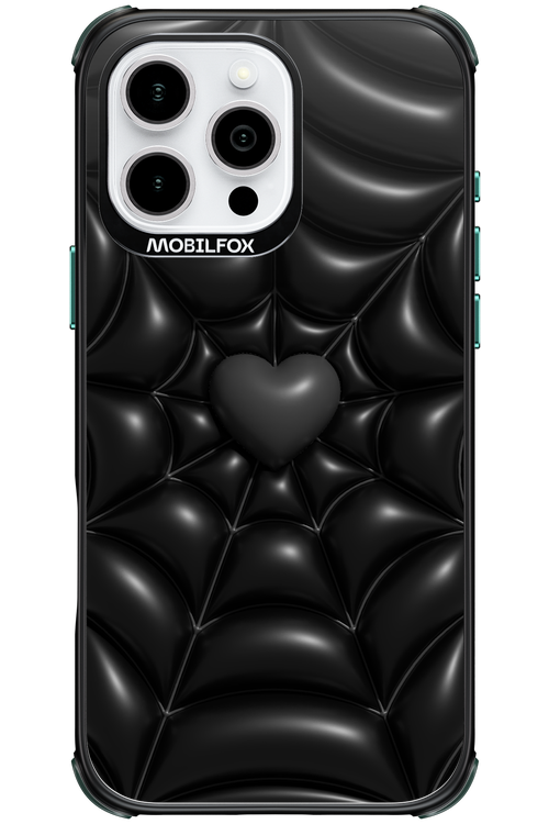 Black Spider Heart - Apple iPhone 16 Pro Max