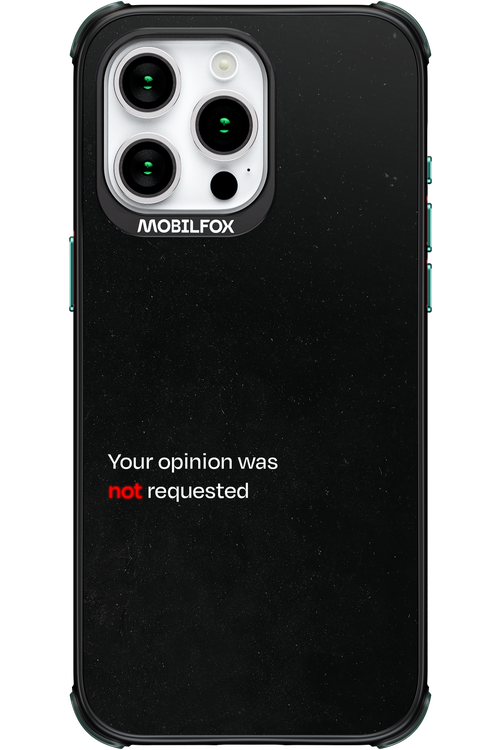 Not Requested 2.0 - Apple iPhone 15 Pro Max