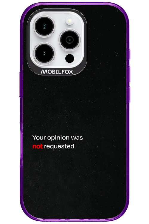 Not Requested 2.0 - Apple iPhone 16 Pro