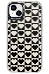 Checkered Heart - Apple iPhone 14 Plus