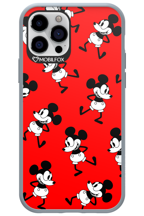 Iconic Mouse (red pattern) - Apple iPhone 12 Pro