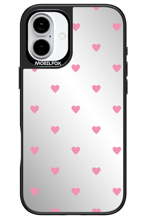 Mini Hearts Mirror - Apple iPhone 16 Plus