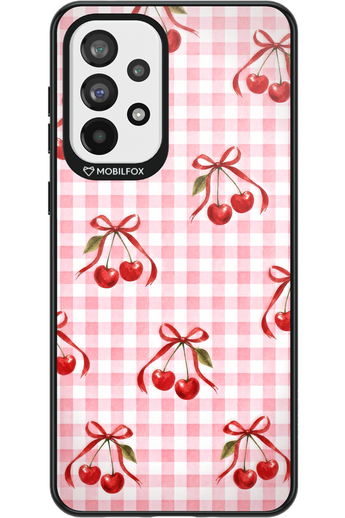 Pink Cherry Checked 2.0 - Samsung Galaxy A73